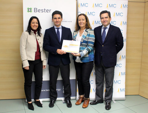 Bester receives the certificate bonus by MC MUTUAL